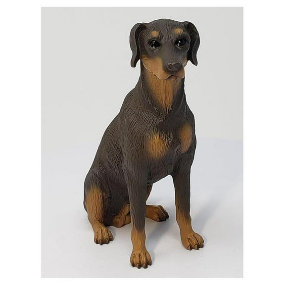 Doberman Figurine Red Uncropped