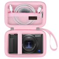 thumbnail image 1 of Funda de transporte Canboc para cámara digital Sony ZV-1, color rosa, 1 of 7