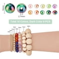 thumbnail image 3 of PH 60Pcs 10 Colors Acrylic Beads Opaque Beads Two-Tone Beads 16mm Round Beads Gemstone Ball Beads for Necklace Bracelet Earrings DIY Jewelry Crafts Making Colorful, 3 of 4