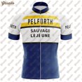thumbnail image 3 of Maillot de ciclismo retro Pro Team para hombre, manga corta, maillot MTB, maillot de descenso, ropa de ciclismo de montaña, verano, 3 of 5
