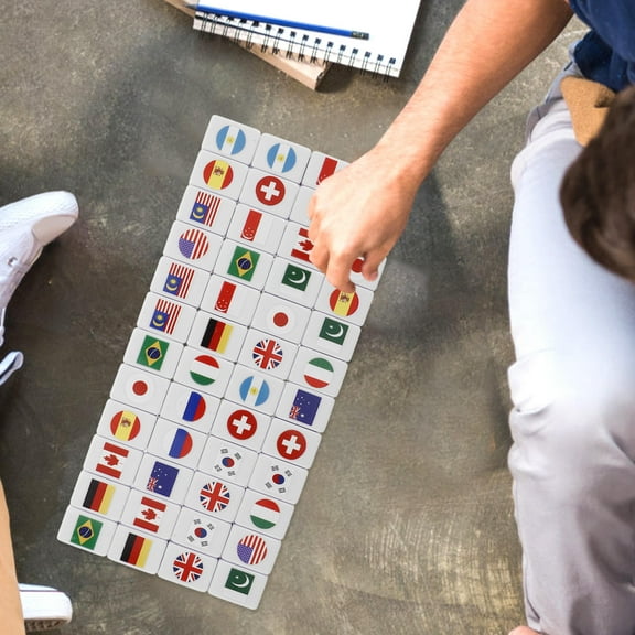 Hytrove push tile game Game Blocks Set Melamine for Experienced Players Vacations 48Set