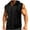 Black, variant on Maplenight Plus Size Vest for Men Sleeveless Full Zip Jacket with Pocket Summer Fall Outdoor Mountain Hiking Hooded Vest for Men