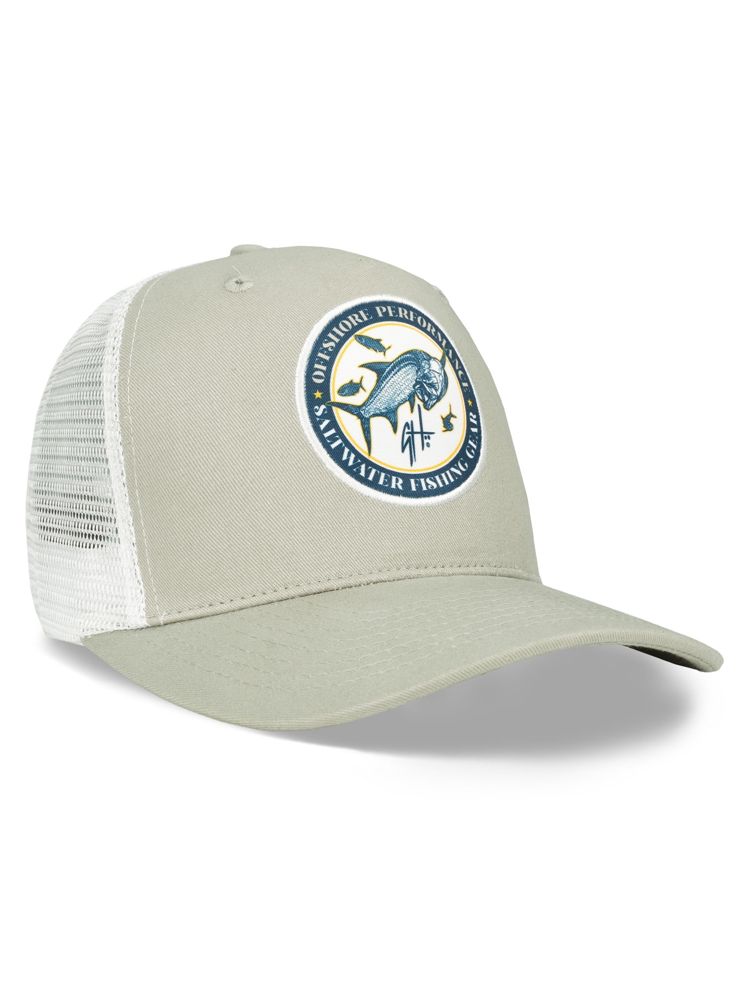 GH BY GUY HARVEY Adult Men's Fishing Hat, Classic Khaki, One Size Fits Most