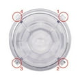 thumbnail image 2 of Blender Replacement Parts for Ninja, 24Oz Cup 7 Fins Extractor Blade, for Nutri Ninja Auto IQ BN801 SS101 BL480-30 BL641,1 x cup 1 x blade,Black & transparent, 2 of 7