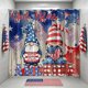 thumbnail image 4 of Independence Day Holiday Party Celebration Shower Curtain Bathroom Partition Decoration Hanging Curtain, 4 of 6