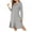 Black, variant on Taqqpue Nightgowns for Women Button Down Sleepshirt Casual Long Sleeve Striped Night Shirt Sleepwear Cotton Soft Pajamas Dress Long Sleep Shirt Nightshirt Soft Loungewear