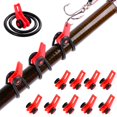 thumbnail image 1 of 10 UdsAnzuelo de pesca para caña de pescarseñuelos de cañasoportes de seguridad (rojo) Ndcxsfigh Nuevos Originales, 1 of 9