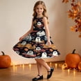 thumbnail image 4 of ATOGUTA Kids Dresses Girls Sleeveless A Line Halloween Dress Flowy Tween Girl Party Dresses, Size 4T-14, 4 of 7