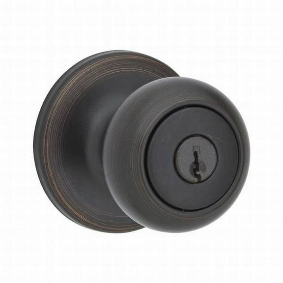 Kwikset Cove Keyed Entry Knob Featuring Smartkey Security™ in VB
