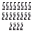 thumbnail image 1 of Resortes de Hierro Sunnimix Paquete de 20 para Silla de Montar de Puente de Guitarra Negro, 1 of 6
