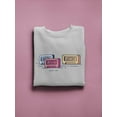 thumbnail image 3 of Three Cassettes Sweatshirt Women -Image by Shutterstock, Female 4X-Large, 3 of 4