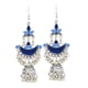 thumbnail image 3 of Pendientes de Tribal Bohemio Aretes para Mujer Muchacha Azul, 3 of 8