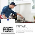 thumbnail image 3 of HLONK Rondelles en Caoutchouc pour Vis 215 Pcs Joint Plat Ensemble Récipient en Nylon Robinet de Cuisine, 3 of 6