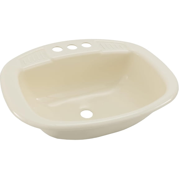 Single Bowl Sink | Bathroom Sink | White or Parchment