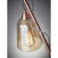 thumbnail image 2 of Adesso® Marlon Table Lamp, 19 1/2"H, Amber Shade/White Base, 2 of 2