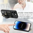 thumbnail image 4 of Phone Case for iPhone 14 Pro Max 6.7 inch Wallet Cover with Tempered Glass Screen Protector Slim Stand Credit Card Holder Cell iPhone14promax 5G i Phone14Max Plus iPhone14 ProMax Women Black, 4 of 13