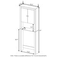 thumbnail image 6 of Furinno Indo Double Door Bath Cabinet, Espresso, 6 of 6