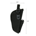 thumbnail image 3 of Strategy Brand Large Frame Polyester Pistol Holster. Fits up to 4 - 5 in Barrel with Magazine Pouch, Right Hand, 3 of 9