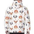 thumbnail image 5 of Hoodies for Men - Cute Dog Puppy leaf Long Sleeve Comfrt Men'S Fashion Hoodies & Sweatshirts, Sweatshirts for Men Hoodies Pullover Clothing Clothes with Pouch, 5 of 7