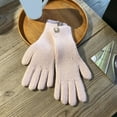 thumbnail image 3 of D-GROEE 1 Pair Winter Touchscreen Gloves -Warm Knit Plush Gloves with Elastic Cuff for Thermal Outdoor Camping, 3 of 8