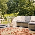thumbnail image 4 of Safavieh Courtyard Crystal Floral Indoor/Outdoor Area Rug, Natural/Terracotta, 8' x 11', 4 of 11