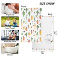 thumbnail image 6 of Yayeee 100% Cotton Hand Towels for Bathroom 16" x 28" Soft Absorbent Kitchen Towel, Green Cute Vegetables, 6 of 7