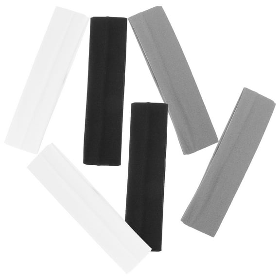 Sports Headband Elastic 6 Pcs Hair Bands Yoga Headbands Stretch Headgear Fitness Polyester
