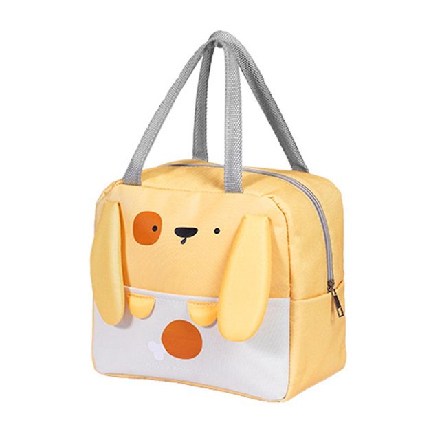Bolsos de comida con sacador térmico, bolsa de almuerzo con aislamiento reutilizable, de alta capacidad Feliz Sencillez
