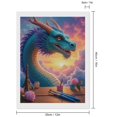 thumbnail image 2 of Diamond Art Kits for Adults, Dragon Sunset Art Supplies Sky 5D Diamond Painting Kits for Adults Beginners, DIY Full Drill Diamond Painting, Gem Art and Crafts 12x16, 2 of 7