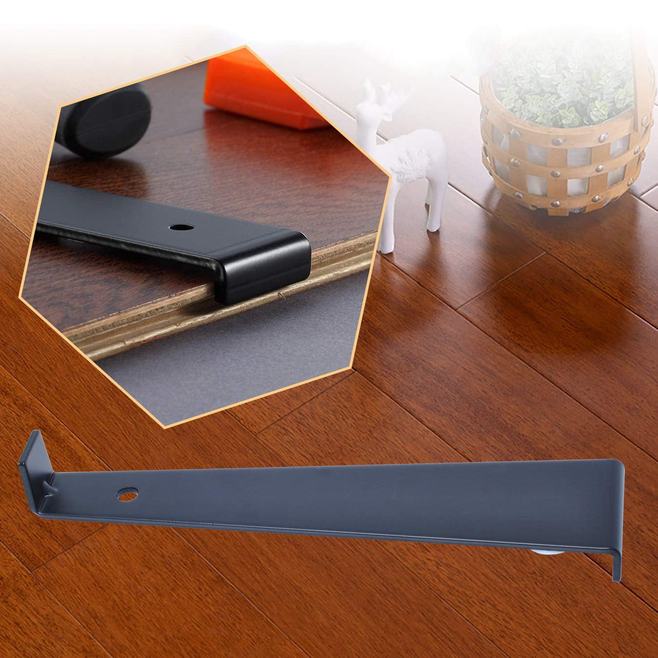 Heavy Duty Pull Bar for Vinyl Plank Flooring Laminate Wood Flooring Installation Tool,Pull Bar Flooring Tool,12.2 inch Long