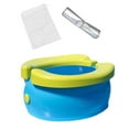 thumbnail image 3 of jinwen Toilette Portable pour Enfants, Pot Pliable, Facile à Nettoyer, Toilette de Voyage Réutilisable, Toilette d'Urgence pour Randonnée en Plein Air, VR, Voiture, Enfants, Bleu, 3 of 9
