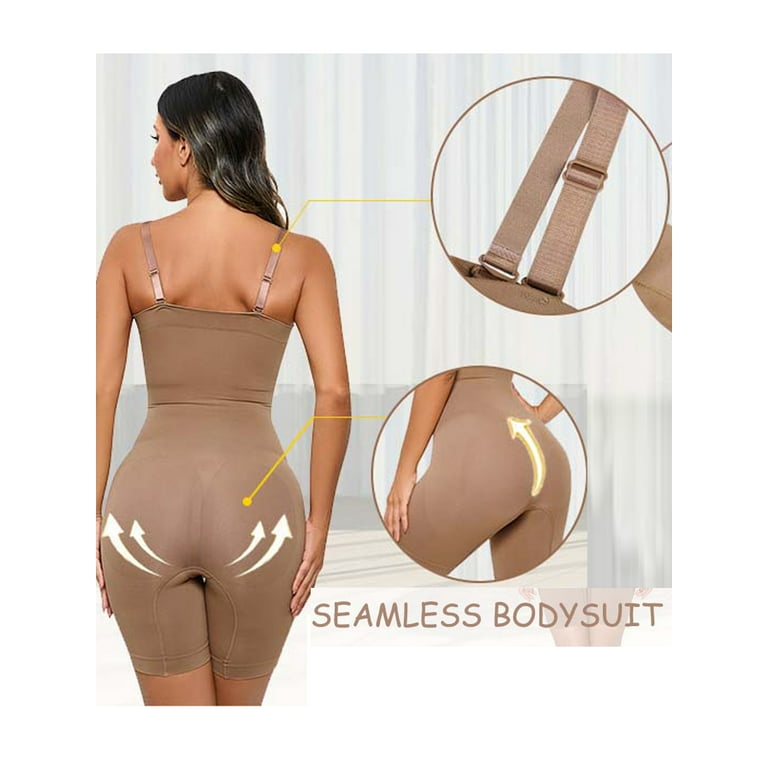 SAYFUT Bodysuit for Women Tummy Control Shapewear Seamless Sculpting Thong  Body Shaper