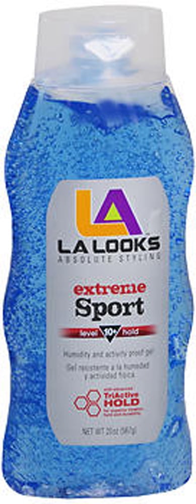 L.A. LOOKS Extreme Sport Tri-Active Hold 20 oz, Blue