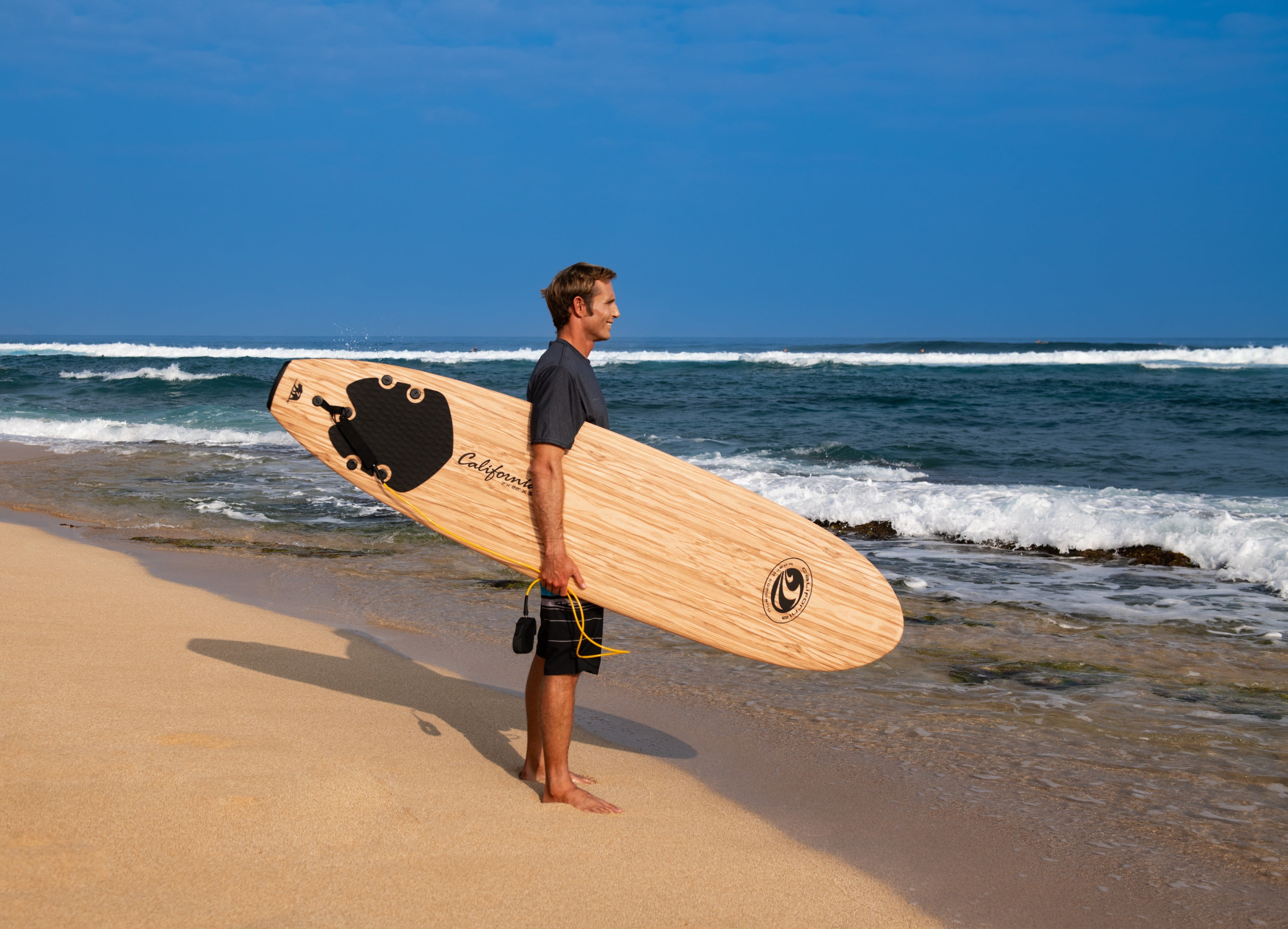 California Board Company 7' Foam Surfboard for Beach, Ideal for