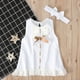 thumbnail image 3 of Kimi-Vestido De Encaje Sin Mangas De Color Sólido Para Bebés Niña Pura Blanca Y Diadema 2 Piezas Conjuntos De Dobladillo De Arco Dulce Vestidos De Princesa Bautismo Para Bebé De 0 A 24 Meses, 3 of 4