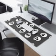 thumbnail image 2 of Long Mouse Pads for Desk,Gray Halloween Skulls Desk Mats on Top Of Desks, Desk Mouse Pad Extra Large with 3mm Non-Slip Base and Stitched Edge for Gaming,Office,Work,Home 31.5"x11.8", 2 of 6