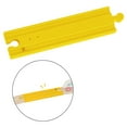 thumbnail image 4 of Vía de tren con sonido eléctrico de plástico, botón táctil, accesorios para vías de ferrocarril Amarillo, 4 of 8