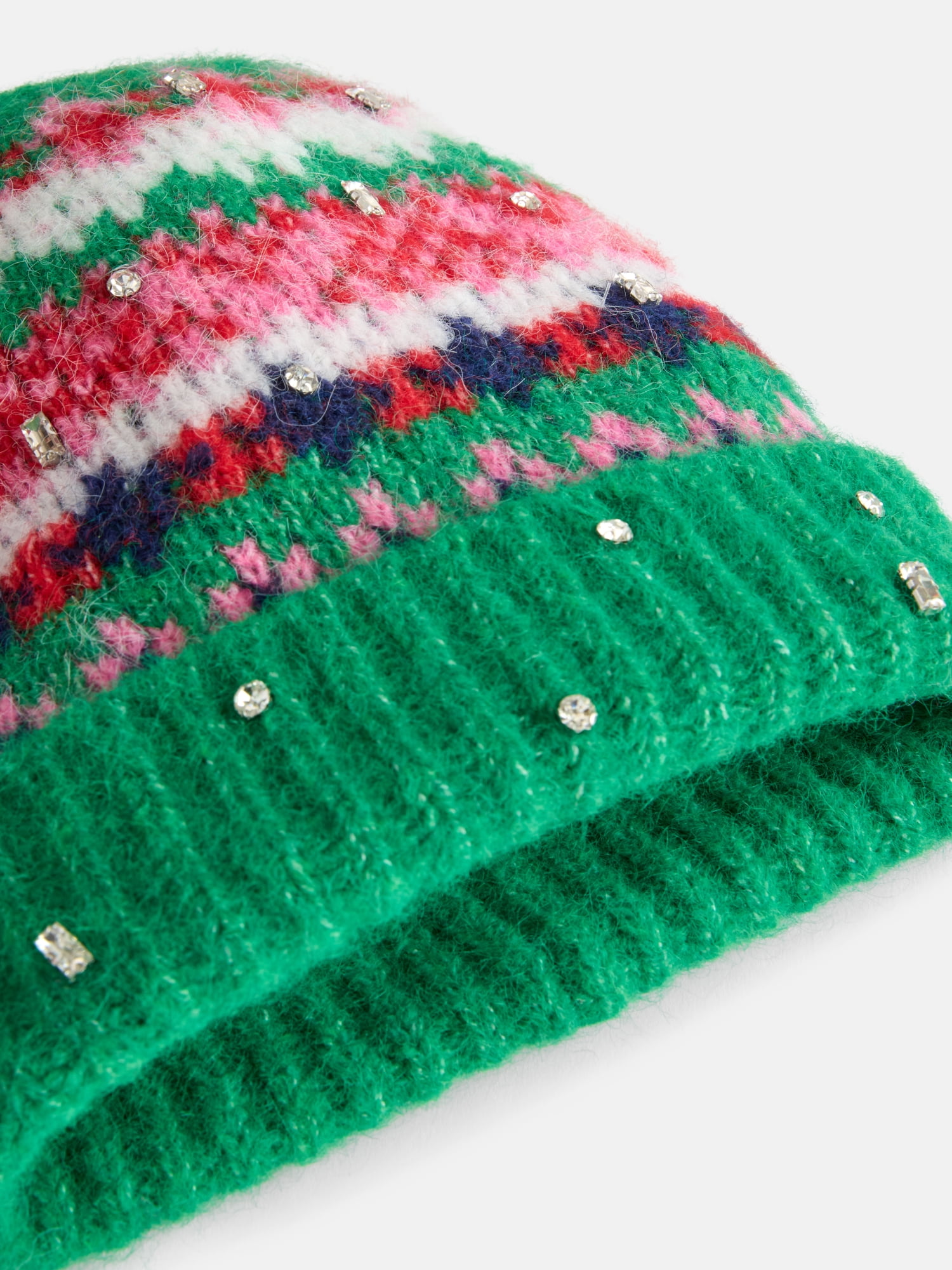 Free Assembly Women's Beanie Mitten Set, Green