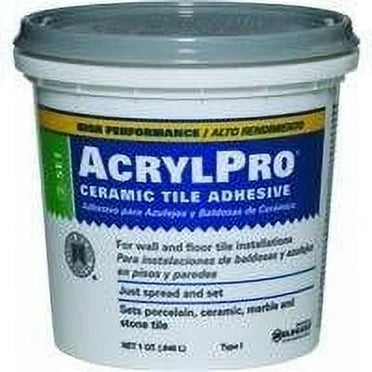 Custom Building Products ARL4000QT 1 Quart AcrylPro Ceramic Tile Mastic, White by Custom Building Products