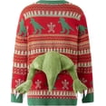 thumbnail image 4 of Unisex Knitted Ugly Christmas Sweater Novelty 3d Cute Doll Pullover Sweaters Funny Parties Holiday Jumper Top, 4 of 5