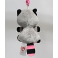 thumbnail image 3 of Ty Beanie Boos (Plastic Key Clip) - Rocco the Pink & Gray Raccoon  – Glitter Eyes  - Stuffed Animal, 3 of 6