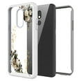 thumbnail image 2 of LG Stylo 5 Case, KAESAR Graphic Design Shockproof Impact Resistant Protective Full-Body Rugged Clear Hybrid Bumper Case for LG Stylo 5 (White Flower), 2 of 5