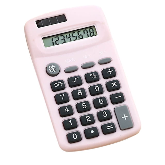 Sokhug Mini Student Electronic Computer Eight Digit Solar Portable Multifunctional Calculator