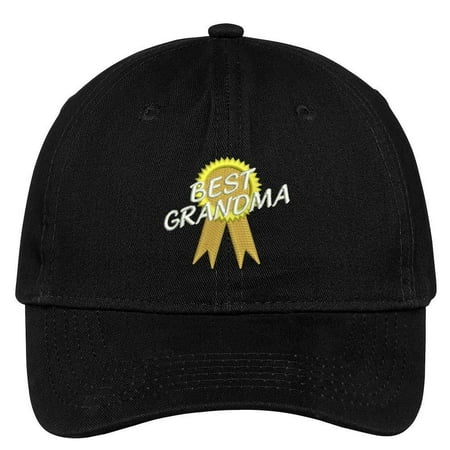 Trendy Apparel Shop Best Grandma Embroidered Cap Premium Cotton Dad