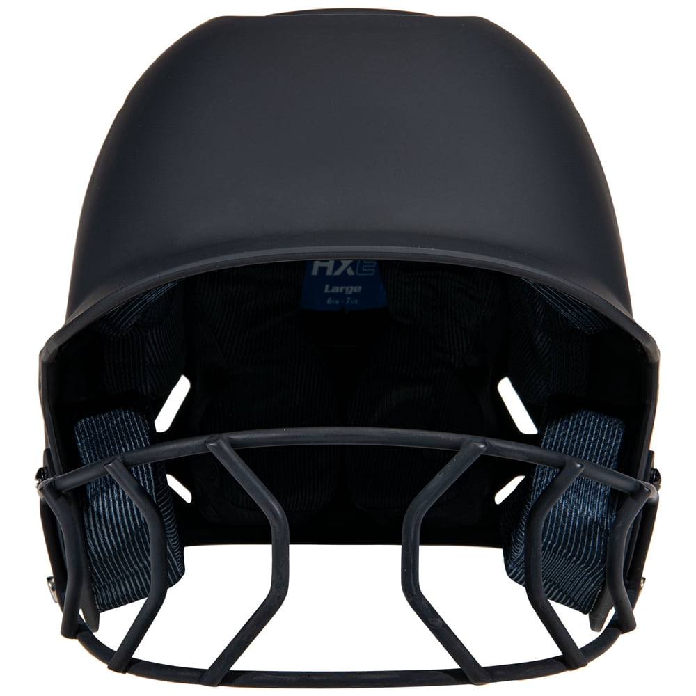 Champro HXE Fastpitch Softball Matte Batting Helmet, Large, Black