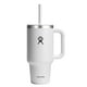 thumbnail image 1 of Vaso Hydro Flask Travel 946 ml con asa, tapa y pajita, color blanco, 1 of 4