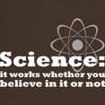 thumbnail image 3 of CafePress - Science Works No Matter What Dark T Shirt - Men's Classic Graphic Cotton T-Shirt, 3 of 4