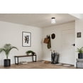 thumbnail image 2 of 52585BK Kichler Lighting Albers - 1 Light Flush Mount-10 Inches Tall and 8.5 Inches Wide-Black Finish, 2 of 11