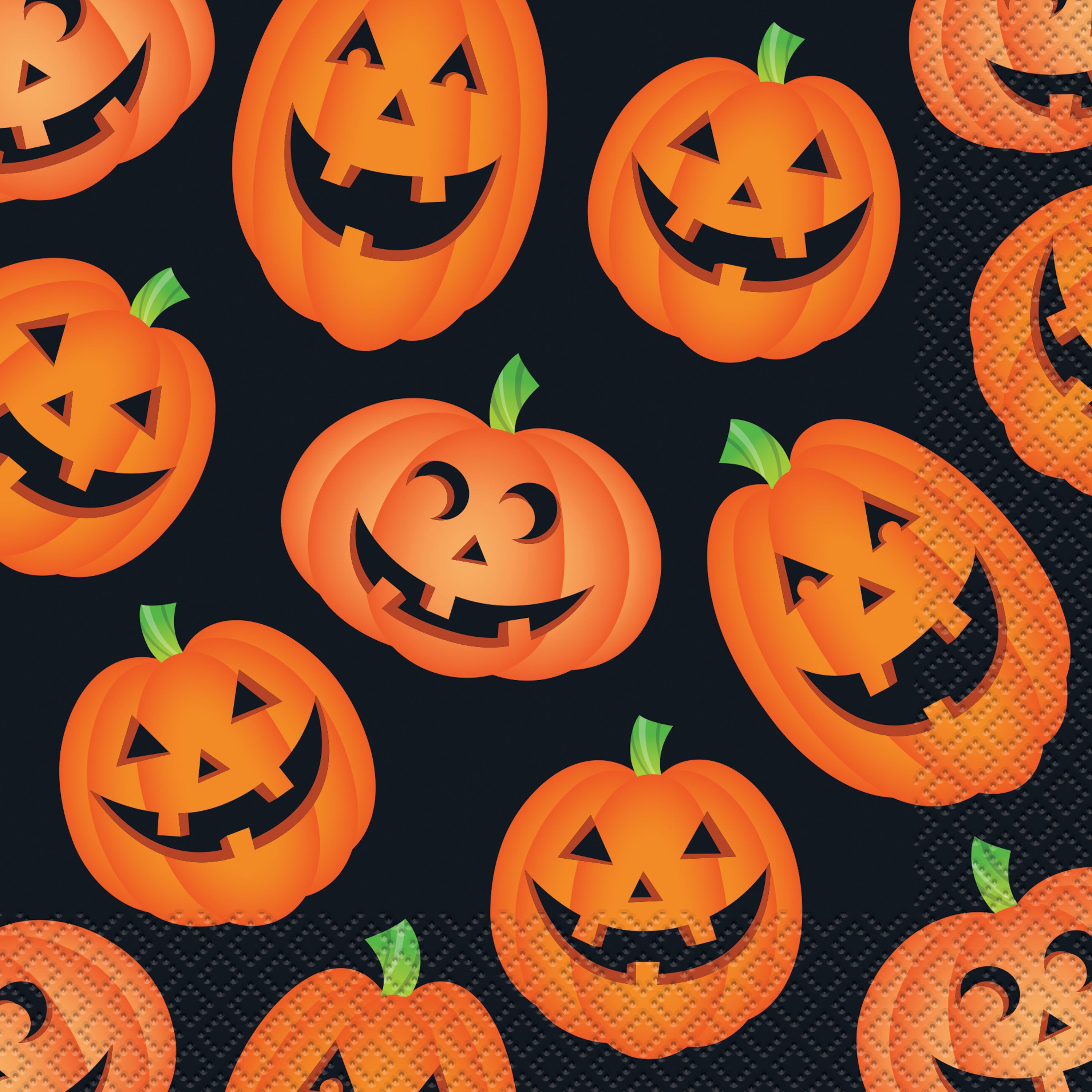 Pumpkin Toss Halloween Paper Luncheon Napkins, 6.5 in, 45ct Walmart