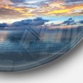thumbnail image 3 of Designart - Exotic Colorful Maldives Seashore' Extra Large Seascape Metal Wall Decor, 3 of 4
